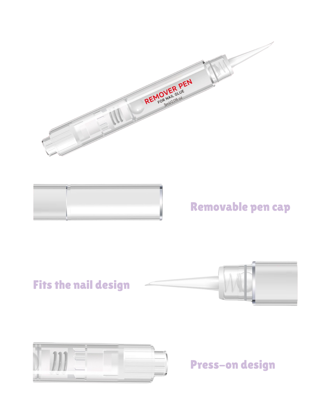 Nail Glue Removal Pen